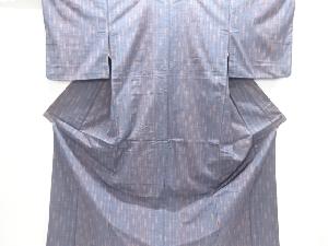 変わり縞織り出し手織り紬着物